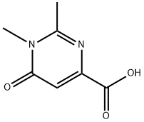 1,2-Dimethyl-6-oxo-1,6-dihydropyrimidine-4-carboxylic acid Structure