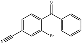 Benzonitrile, 4-benzoyl-3-bromo- 结构式