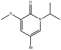 5-溴-1-异丙基-3-甲氧基吡啶-2(1H)-酮, 2334475-28-2, 结构式