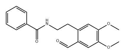 Benzamide, N-[2-(2-formyl-4,5-dimethoxyphenyl)ethyl]-