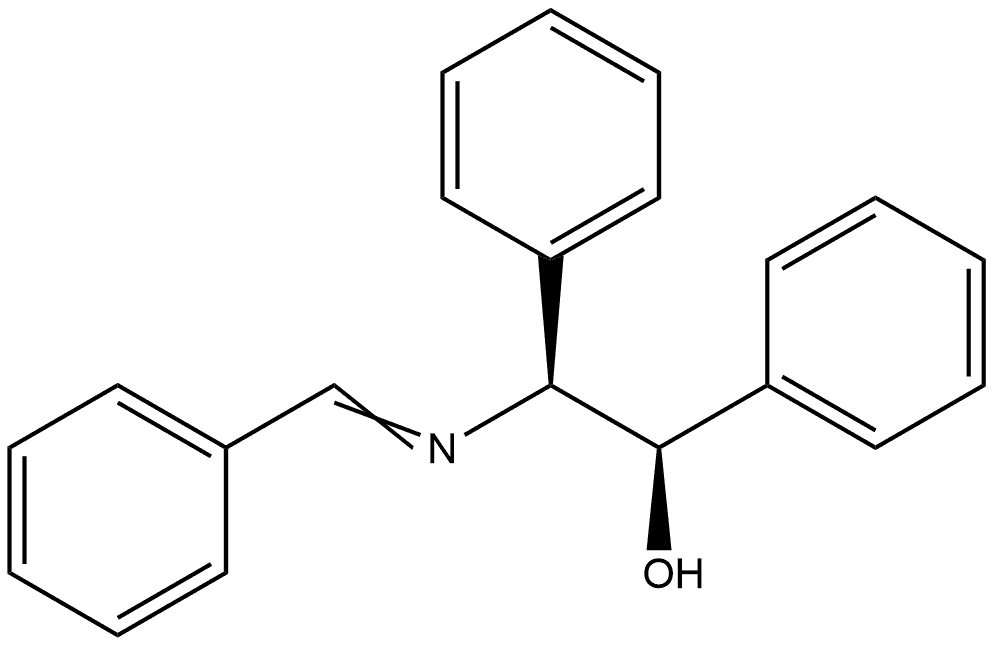 Benzeneethanol, α-phenyl-β-[(phenylmethylene)amino]-, (αR,βS)-