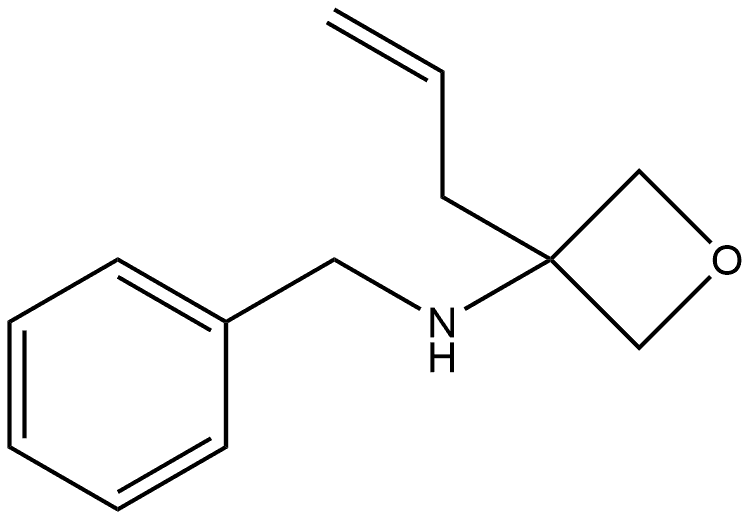 3-allyl-N-benzyloxetan-3-amine Structure