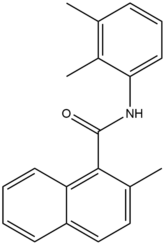 N-(2,3-Dimethylphenyl)-2-methyl-1-naphthalenecarboxamide Structure