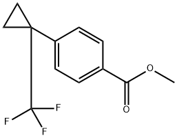 Methyl 4-(1-Trifluoromethyl-cyclopropyl)-benzoate 结构式