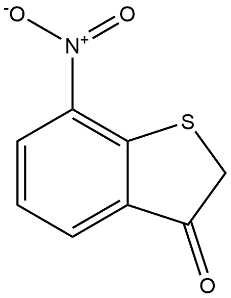 Benzo[b]thiophen-3(2H)-one, 7-nitro- 结构式