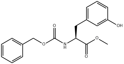 L-Phenylalanine, 3-hydroxy-N-[(phenylmethoxy)carbonyl]-, methyl ester Structure