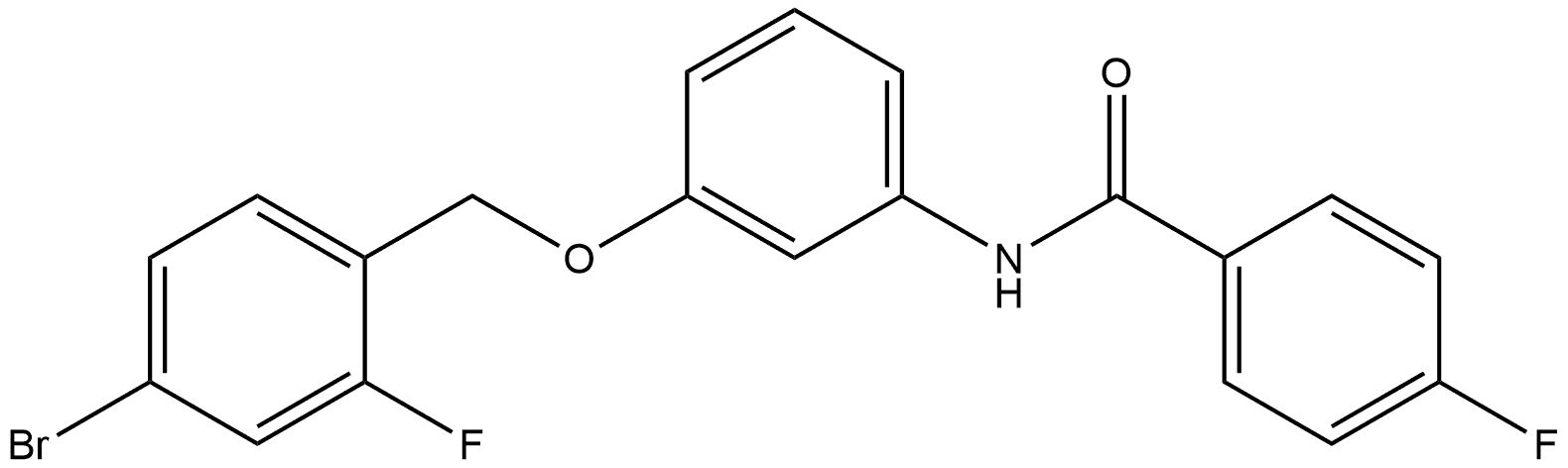 N-[3-[(4-Bromo-2-fluorophenyl)methoxy]phenyl]-4-fluorobenzamide Struktur