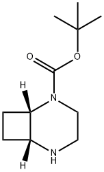 (1S,6R)-2,5-二氮杂双环[4.2.0]辛烷-2-羧酸叔丁酯,2343964-43-0,结构式