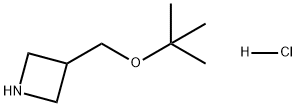 Azetidine, 3-[(1,1-dimethylethoxy)methyl]-, hydrochloride (1:1) Structure