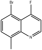 5-Bromo-4-fluoro-8-methylquinoline Structure