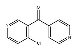 Methanone, (4-chloro-3-pyridinyl)-4-pyridinyl- 化学構造式