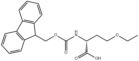 N-Fmoc-O-ethyl-D-homoserine Structure