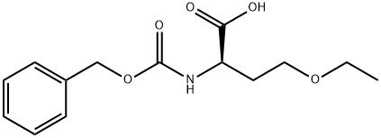 N-Cbz-O-ethyl-D-homoserine Structure