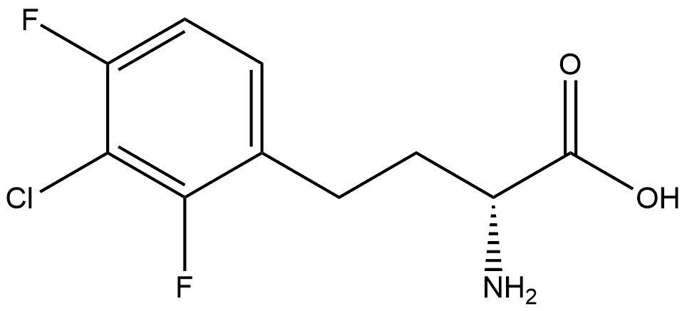 2,4-Difluoro-3-chloro-D-homophenylalanine Structure