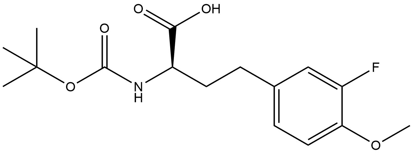 (R)-2-((tert-butoxycarbonyl)amino)-4-(3-fluoro-4-methoxyphenyl)butanoic acid|