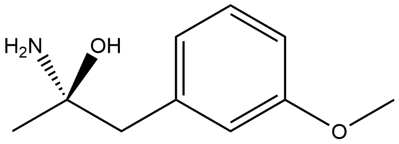 (R)-b-Amino-3-methoxybenzenepropanol Structure