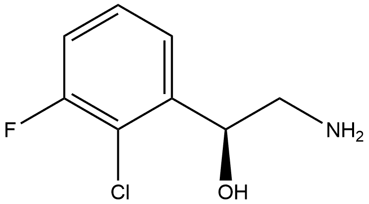 (S)-2-amino-1-(2-chloro-3-fluorophenyl)ethan-1-ol Struktur