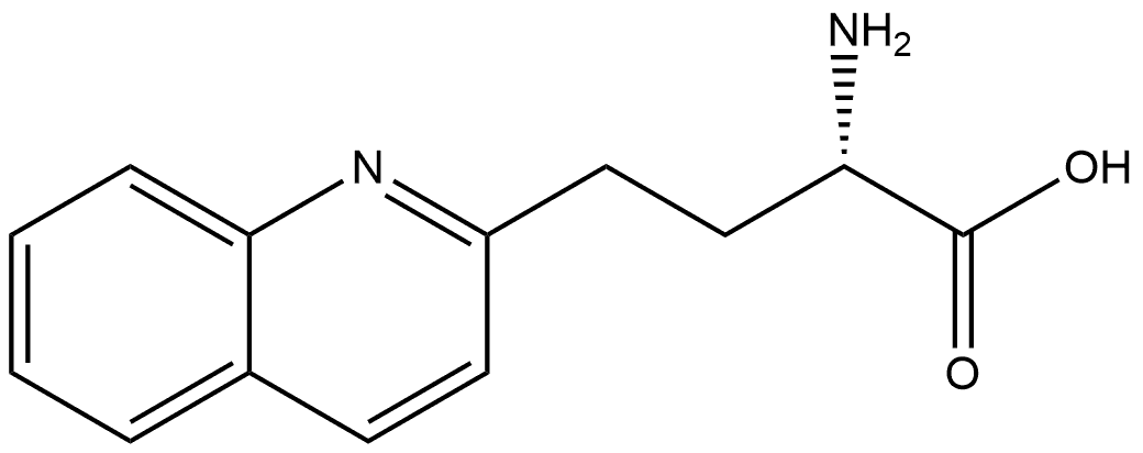 (2S)-2-amino-4-(quinolin-2-yl)butanoic acid Structure