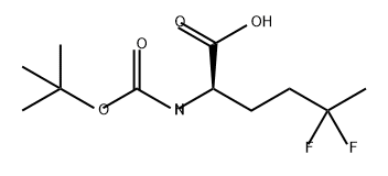 D-Norleucine, N-[(1,1-dimethylethoxy)carbonyl]-5,5-difluoro-|