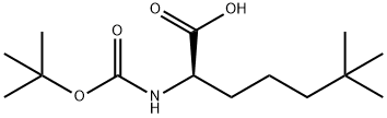 (2R)-2-{[(tert-butoxy)carbonyl]amino}-6,6-dimethylheptanoic acid,2350174-85-3,结构式