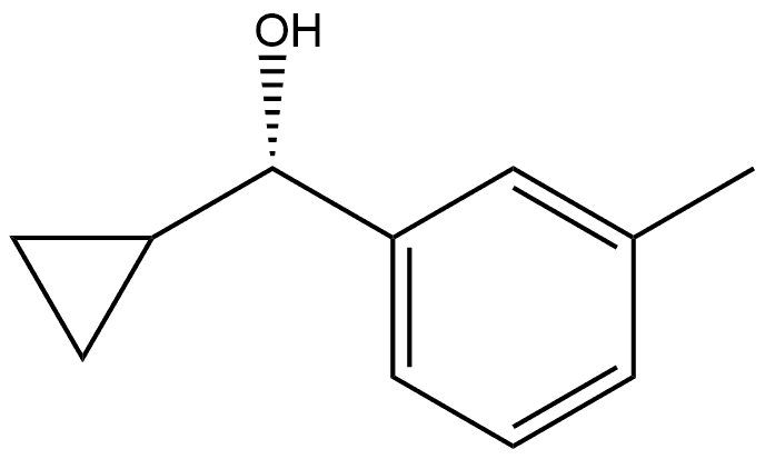 (S)-cyclopropyl(m-tolyl)methanol Struktur