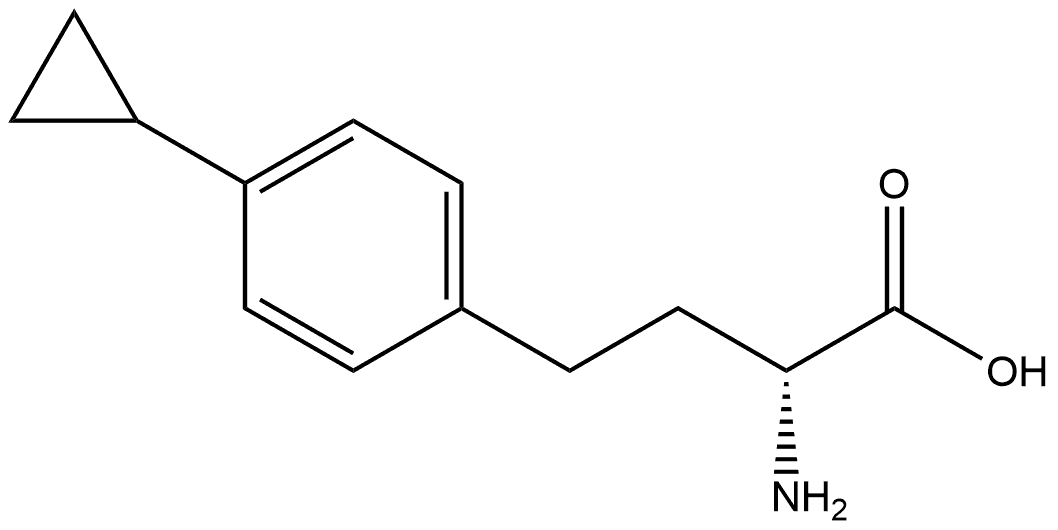 4-Cyclopropyl-D-homophenylalanine Structure