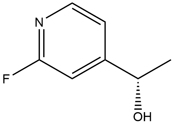 (αS)-2-Fluoro-α-methyl-4-pyridinemethanol Struktur