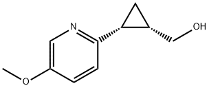 (1S,2R)-2-(5-甲氧基-2-吡啶基)环丙烷甲醇, 2350954-34-4, 结构式