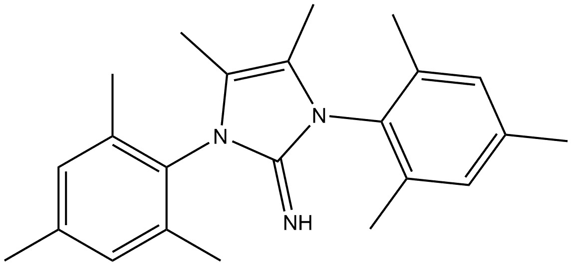 1,3-dimesityl-4,5-dimethyl-1,3-dihydro-2H-imidazol-2-imine,2351128-13-5,结构式