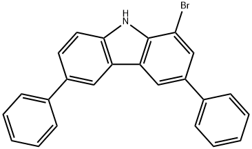 1-溴-3,6-二苯基咔唑, 2351179-71-8, 结构式