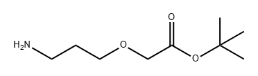 Acetic acid, 2-(3-aminopropoxy)-, 1,1-dimethylethyl ester Structure