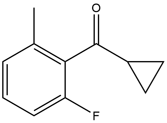 Cyclopropyl(2-fluoro-6-methylphenyl)methanone,2353021-51-7,结构式