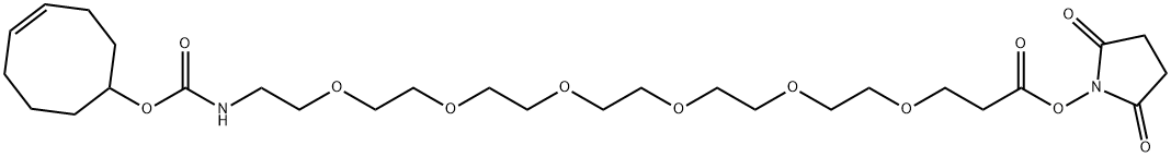 TCO-PEG6-NHS ester Structure