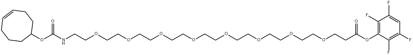 TCO-PEG8-TFP ester Structure