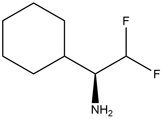 (S)-1-环己基-2,2-二氟乙-1-胺, 2355225-20-4, 结构式