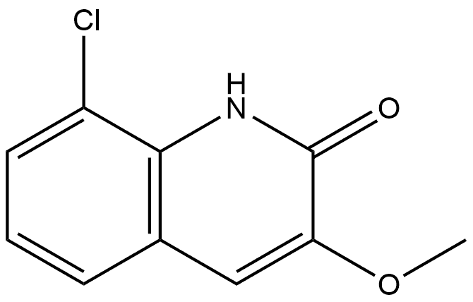 8-氯-3-甲氧基喹啉-2(1H)-酮, 2355225-71-5, 结构式