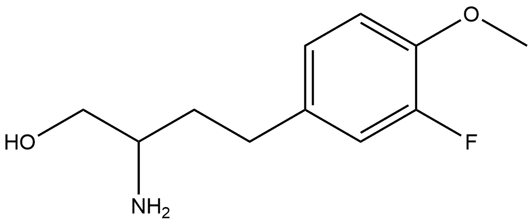 2-amino-4-(3-fluoro-4-methoxyphenyl)butan-1-ol|