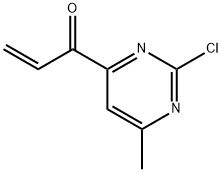 2-Propen-1-one, 1-(2-chloro-6-methyl-4-pyrimidinyl)- Struktur