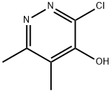 4-Pyridazinol, 3-chloro-5,6-dimethyl- Structure