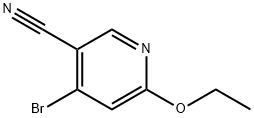 4-Bromo-6-ethoxy-3-pyridinecarbonitrile Structure