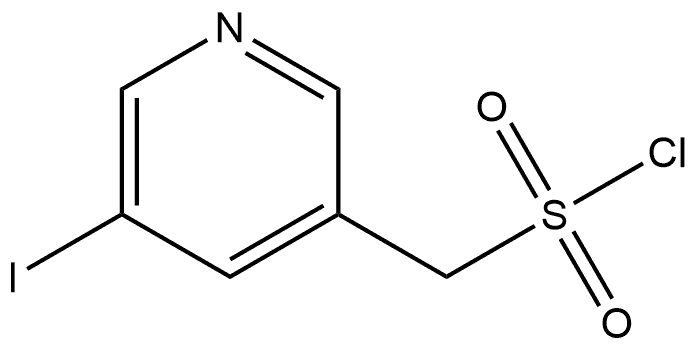 5-Iodo-3-pyridinemethanesulfonyl chloride (ACI) 结构式