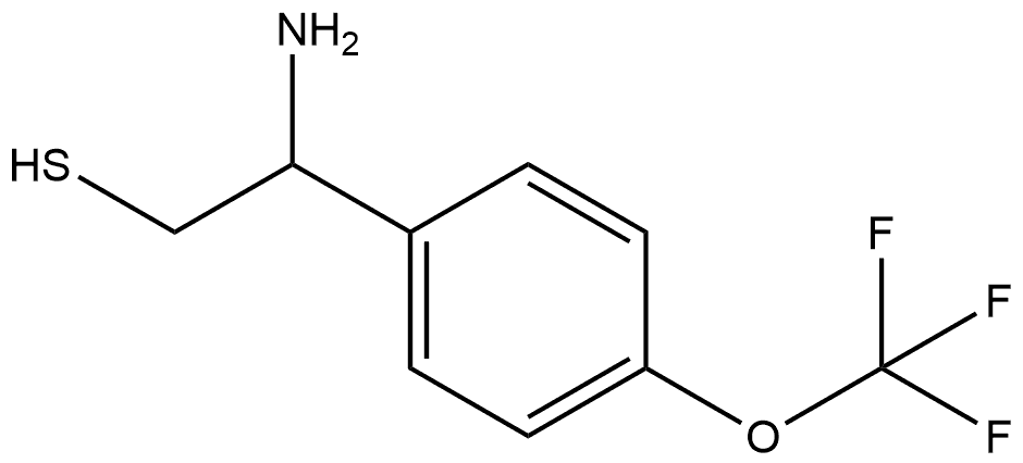 2-amino-2-(4-(trifluoromethoxy)phenyl)ethane-1-thiol,2359610-11-8,结构式