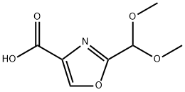 2-Dimethoxymethyl-oxazole-4-carboxylic acid Structure