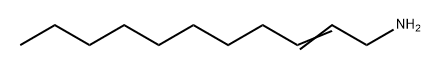 2-ウンデセニルアミン 化学構造式
