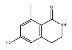 1(2H)-Isoquinolinone, 8-fluoro-3,4-dihydro-6-hydroxy- Structure