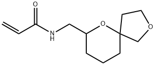 N-({2,6-dioxaspiro[4.5]decan-7-yl}methyl)prop-2-e
namide Structure