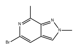 2H-Pyrazolo[3,4-c]pyridine, 5-bromo-2,7-dimethyl- Structure