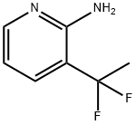 2-Pyridinamine, 3-(1,1-difluoroethyl)- Structure