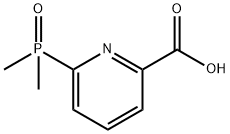 2-Pyridinecarboxylic acid, 6-(dimethylphosphinyl)- 化学構造式