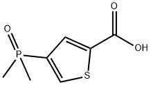 4-(二甲基磷酰基)噻吩-2-羧酸,2361957-75-5,结构式